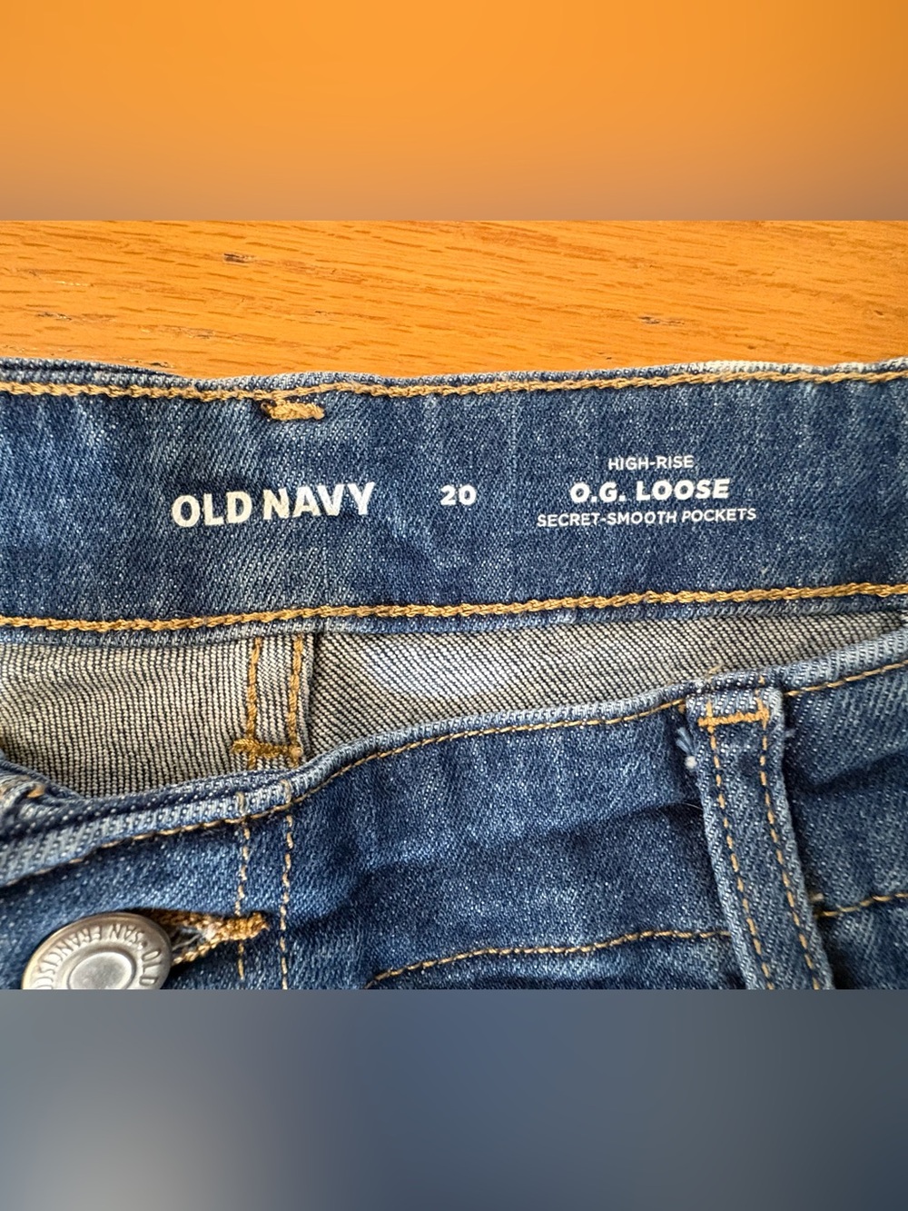 Old Navy High-Rise O.G. Loose Seamed Jeans - Size 20 - Picture 3 of 8